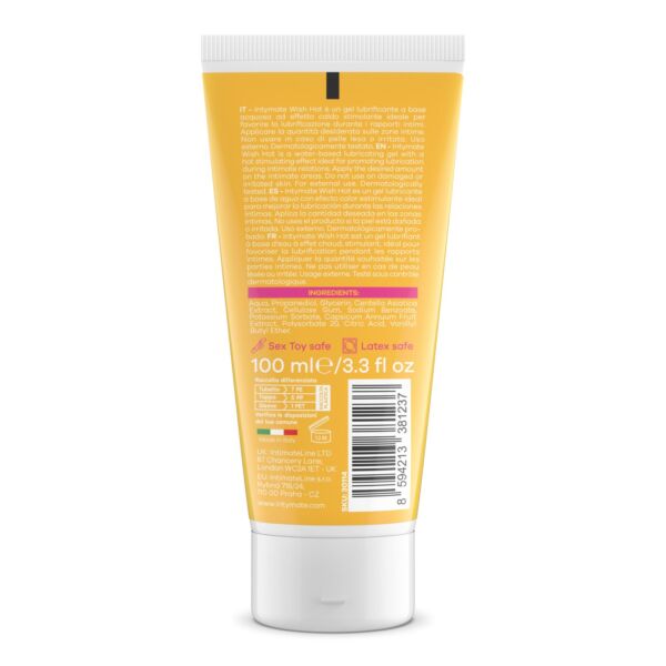 Glidmedlet Intymate Wish Hot, 100 ml, med värmeeffekt