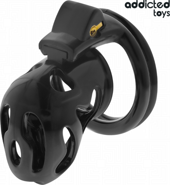 Kyskhetsbur Addicted Toys Locked 8 cm med fyra ringar och nycklar