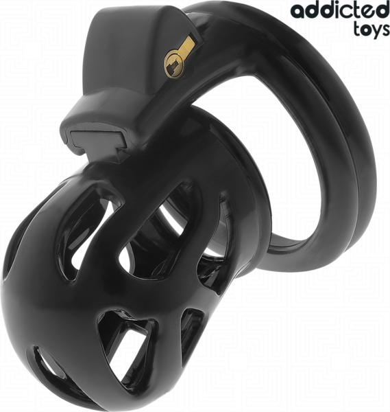 Kyskhetsbur Addicted Toys Locked 7,5 cm med ringar och nycklar