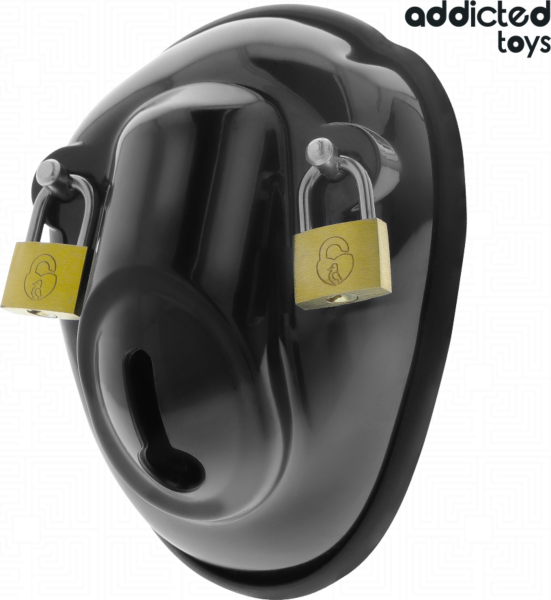 Addicted Toys Locked Total kontroll kyskhetsbur för penis, snäckskalsformad