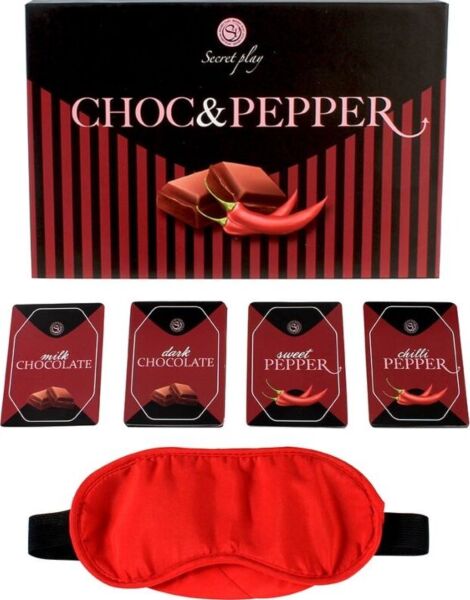 Kortspelet Secret Play Choc & Pepper med chokladkort och kryddiga kort