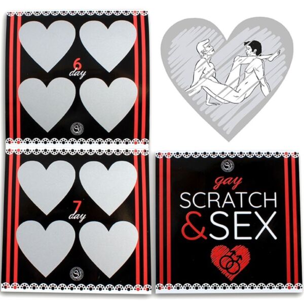 Skrapspel för par Secret Play Scratch & Sex Gay