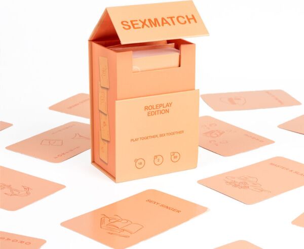 Kortspelet för par Secret Play Sexmatch Roleplay Edition med sin ask