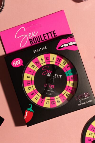 Sexspelet Sex Roulette Lovers Game från Sexitive, med snurrande pil
