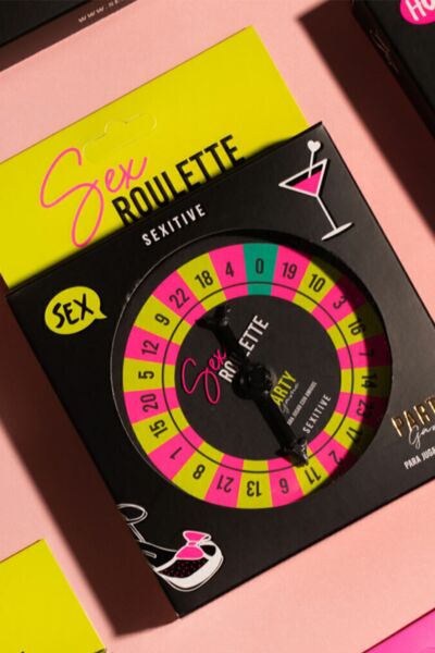 Erotiskt sällskapsspel Sexitive Sex Roulette Party Game