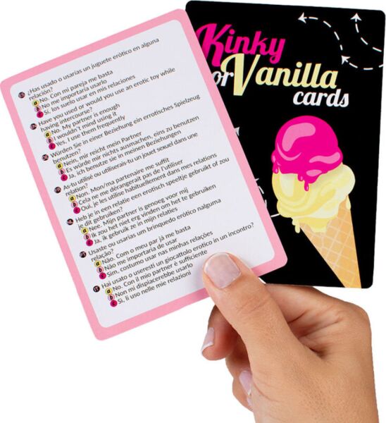 Erotiskt sällskapsspel Secret Play Kinky or Vanilla, med sin ask