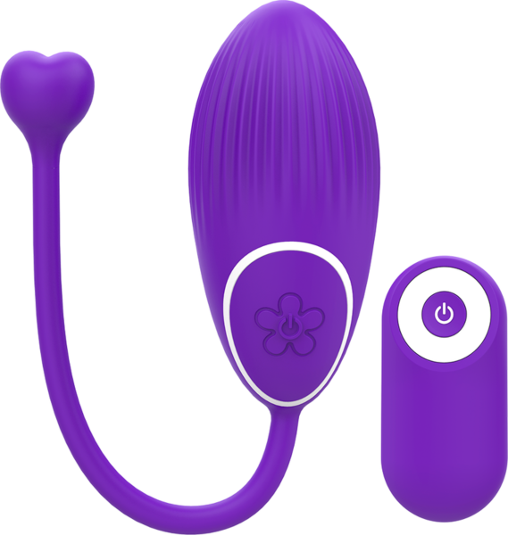 Galatea Otto vibrator i lila och vitt med fjärrkontroll