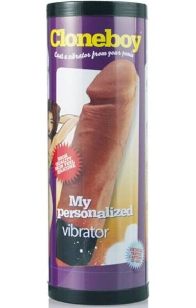 Kit för att klona penis Cloneboy Vibrator, med penisring med ögla och stimulerande överdrag