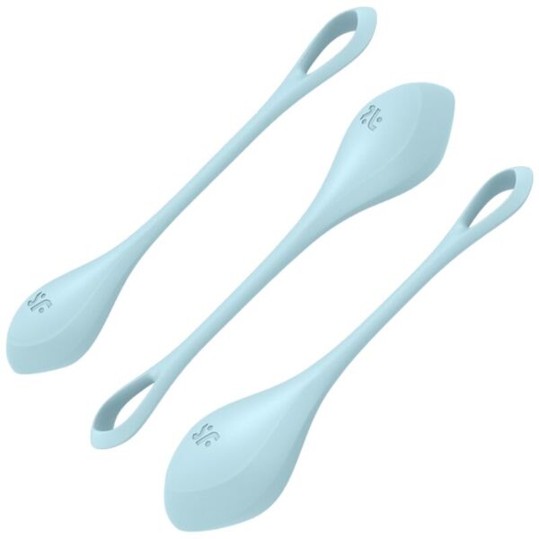 Knipkulor Satisfyer Yoni Power 2 med tre kulor i olika storlek