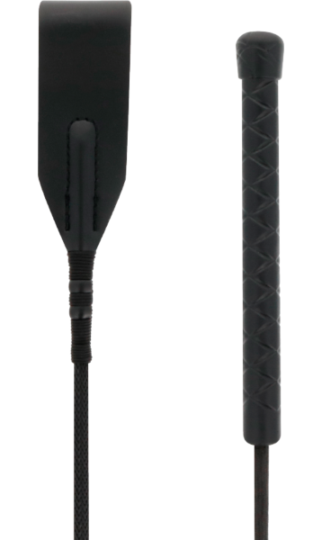 Ridspö från Darkness på 45 cm med tip av tunt läder