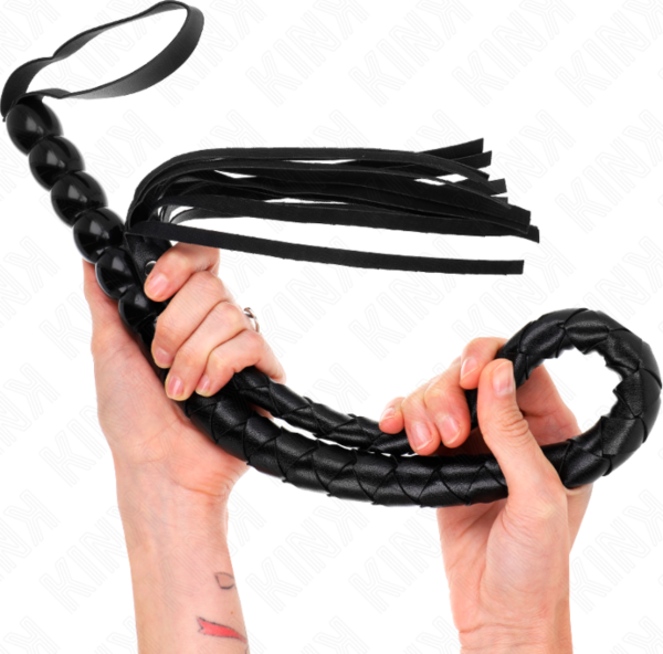 Kink Beaded Snake Whip, piska av ormtyp med pärlor