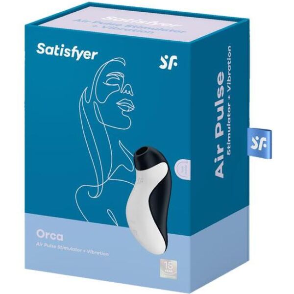 Klitorissugaren Satisfyer Orca formad som en späckhuggare