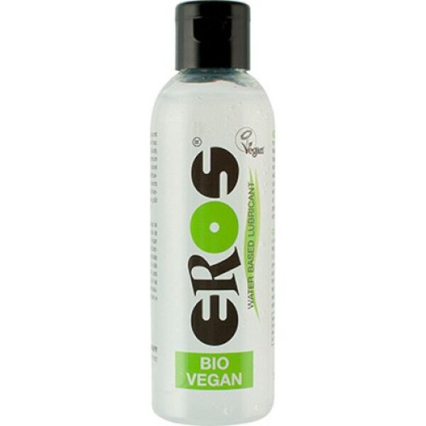 Flaska med glidmedlet Eros Bio & Vegan Aqua, 100 ml