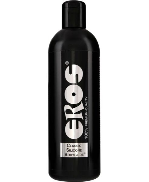 Silikonbaserat glidmedel Eros Classic Silicone Bodyglide i sin förpackning