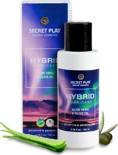 Flaska med Secret Play Hybrid hybridglidmedel 100 ml
