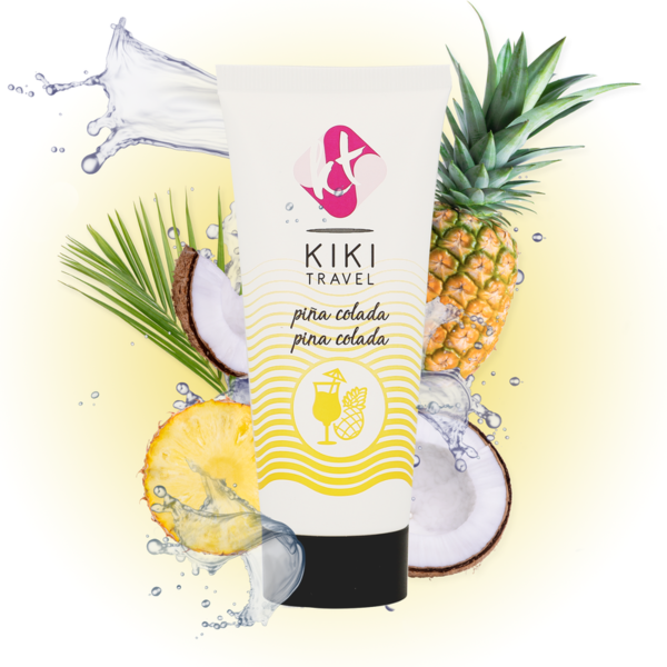 Smaksatt glidmedel Kikí Travel på 50 ml