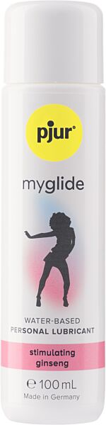 Flaska med vattenbaserade glidmedlet Pjur Myglide