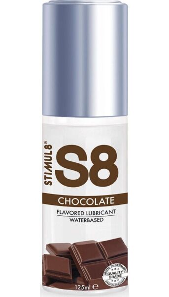 Glidmedel med smak Stimul8 S8 choklad, vattenbaserat