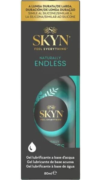Flaska på 80 ml med glidmedlet SKYN Naturally Endless med pump