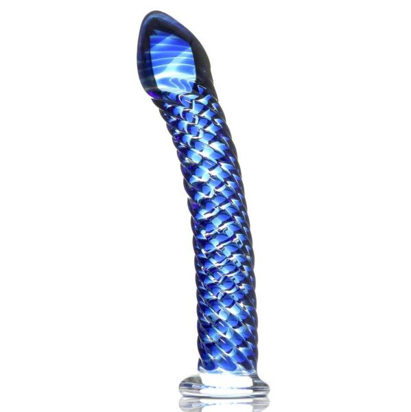 Glasdildo Pipedream Icicles N. 29 i blåst glas