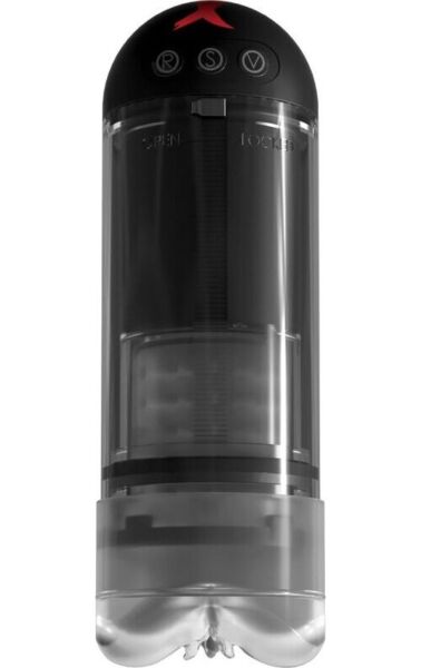 Masturbator PDX Elite Extender Pro från Pipedream, med genomskinligt rör och motor