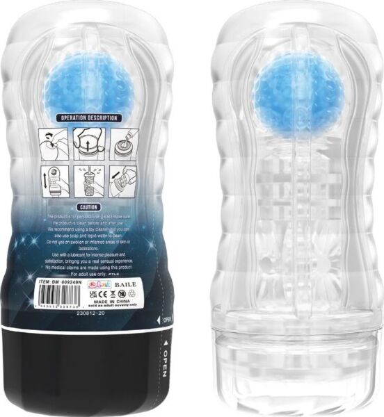 Masturbator Pretty Love BM-009249N med rullande kula