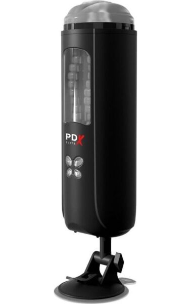 Masturbator PDX Elite Ultimate Milker från Pipedream, med ytterskal och genomskinligt fönster