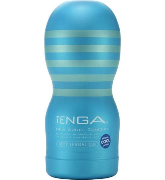 Tenga Deep Throat Cool masturbator med timglasform