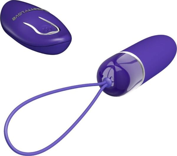 Lila kulvibrator Pretty Love Darlene med fjärrkontroll