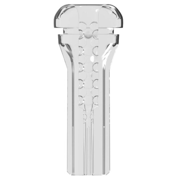 Masturbator PDX Elite Viewtube XXL, genomskinlig med LED-ljus