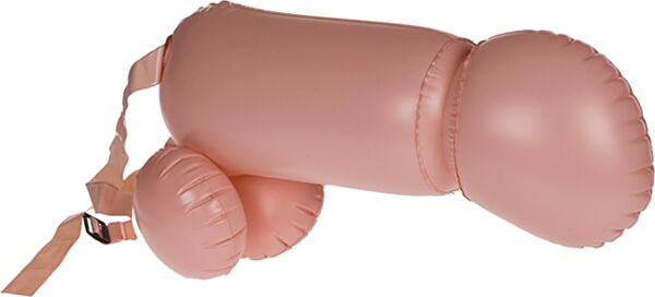 Out Of The Blue Inflatable Penis-set med två uppblåsbara penisar och två justerbara bälten