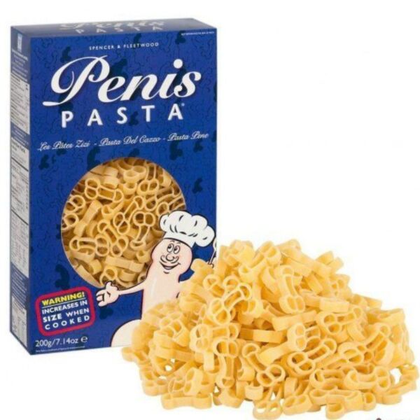 Spencer & Fleetwood Penis Pasta, pasta formad som penisar