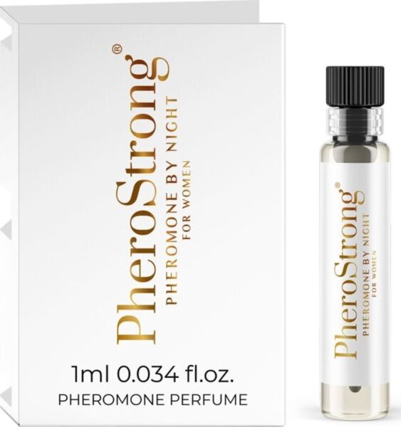 Tester av feromonparfymen PheroStrong By Night for Women på 1 ml