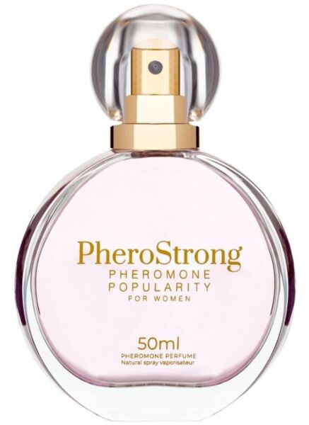 Flaska med feromonparfym PheroStrong Popularity for Women på 50 ml