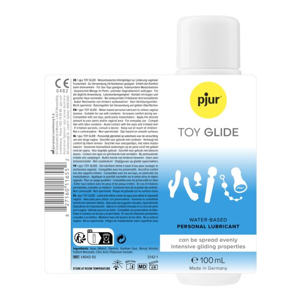 Flaska med glidmedlet pjur Toy Glide, 100 ml