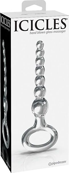 Analplugg i glas Pipedream Icicles N. 67