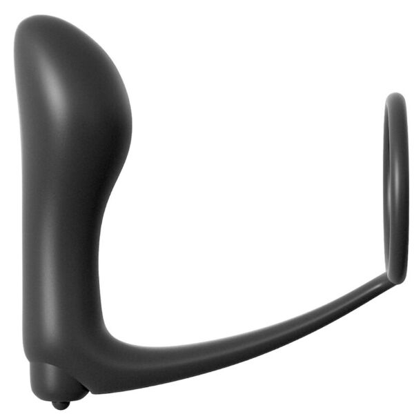 Vibrerande analplugg Ass-Gasm Cockring från Anal Fantasy Elite, med penisring