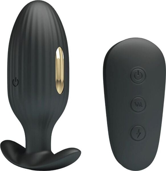 Analplugg vibrator Pretty Love Kelly i svart
