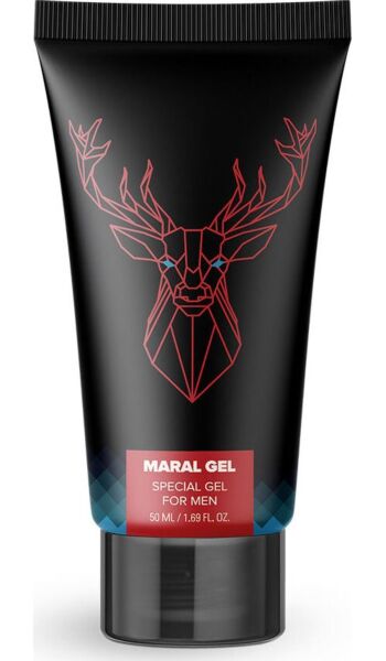 Förpackning med Maral Gel på 50 ml, penisgel