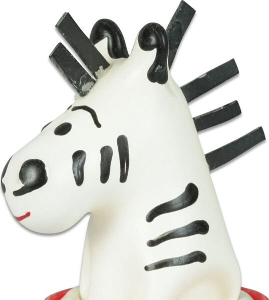 Handmålat dekorationskondom Condomerie Zebra