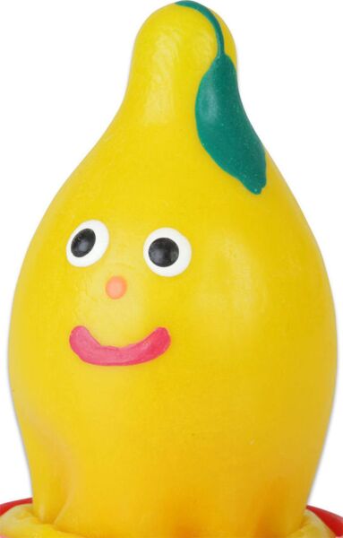 Dekorativ kondom Condomerie Lemon, handmålad