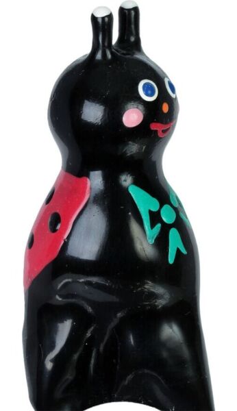 Handmålad dekorativ kondom Condomerie Ladybird XL