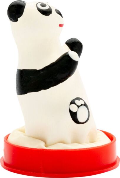 Dekorativt kondom Condomerie Panda Model 1, handmålat