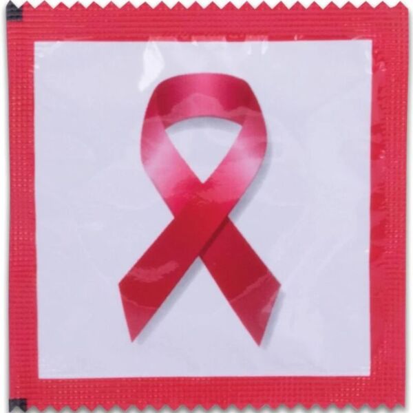Pasante Red Ribbon 144 kondomer, förpackade i ark med Red Ribbon-motiv