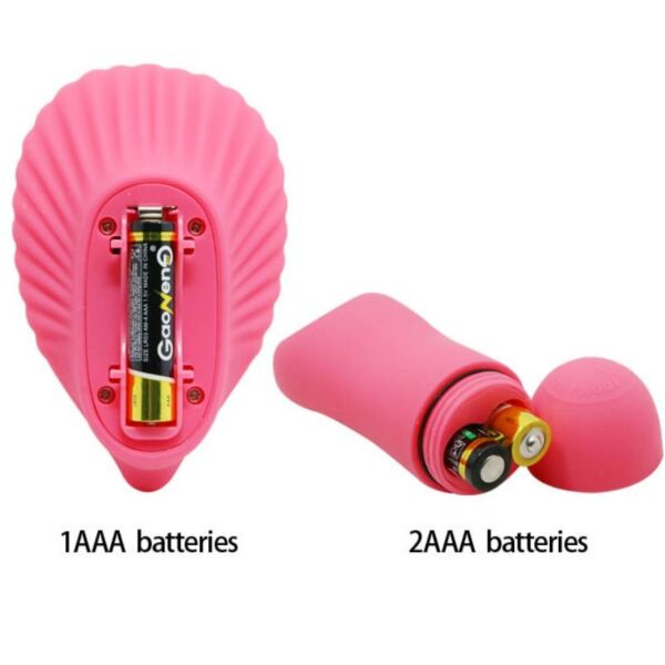 Vibrator Pretty Love BI-014368W i mörkröd silikon, med trådlös fjärrkontroll