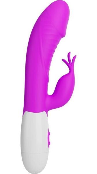 Rabbitvibrator Pretty Love Rasmussen med en införingsbar del och en arm för klitoris