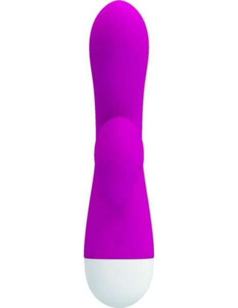 Rabbitvibrator Pretty Love BW-241025 i silikon, med skaft för G-punkten och arm för klitoris