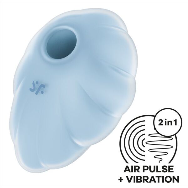 Klitorissugare Satisfyer Cloud Dancer med sin genomskinliga molnform
