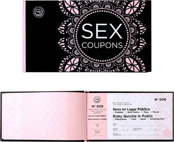 Erotiska kuponger Secret Play Sex Coupons med 50 kuponger