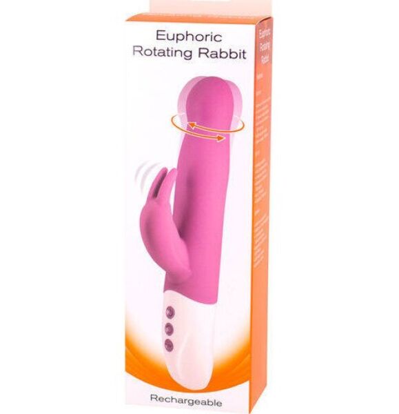 Kaninvibrator Seven Creations Euphoric Bunny med flexibel arm för klitoris
